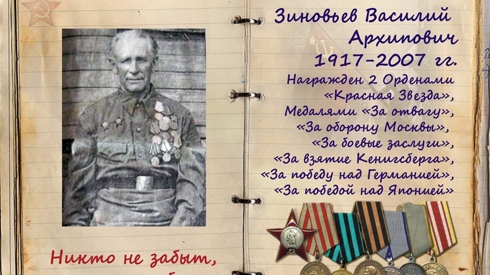 Зиновьев Василий Архипович (1917 - 2007)