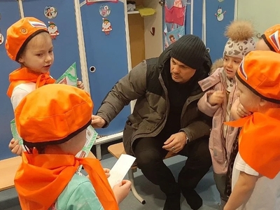 Во время акции