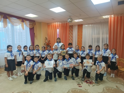 Общее фото с воспитателем