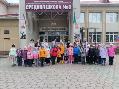 Совместное фото с участниками акции