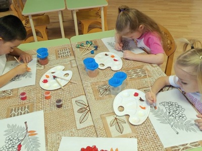 Дети в процессе