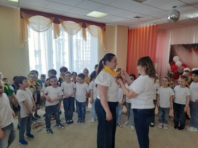 Передача эстафета другой группе